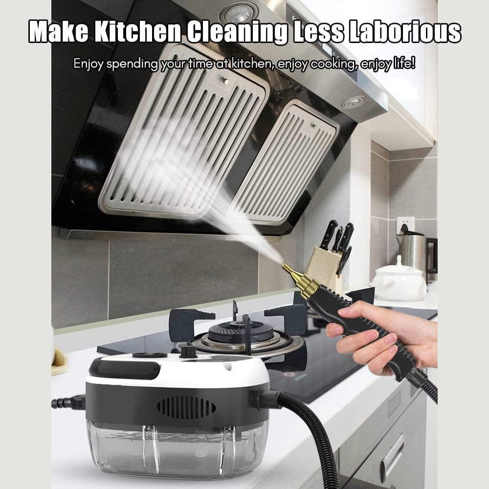 Handheld Pressurized Steam Cleaner,2500W Handheld High Temp Portable Cleaning Machine, Cleaning for Couch, Auto, Floor and More