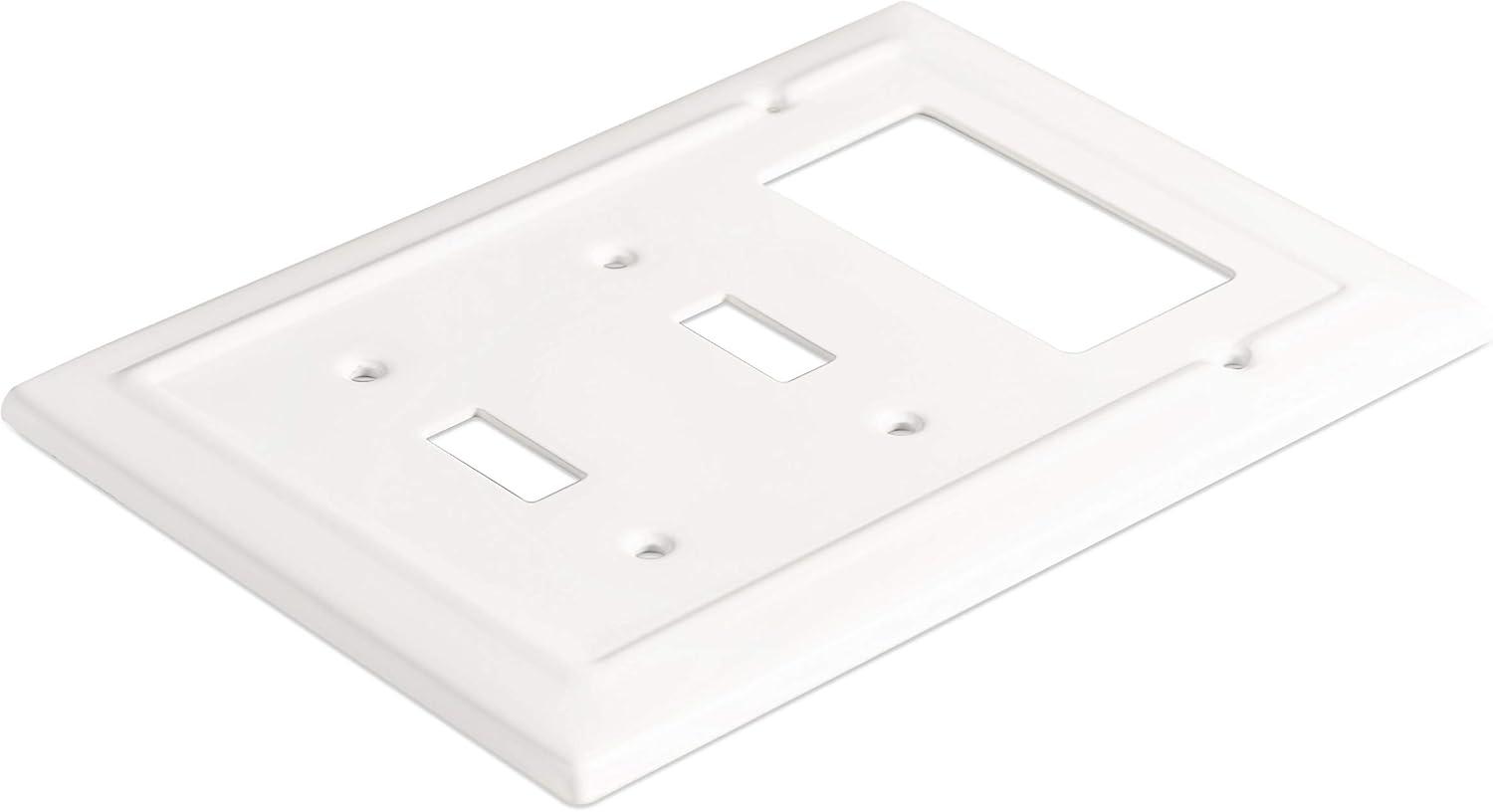 Architectural 3-Gang 2-Toggle/Rocker Combination Standard Wall Plate