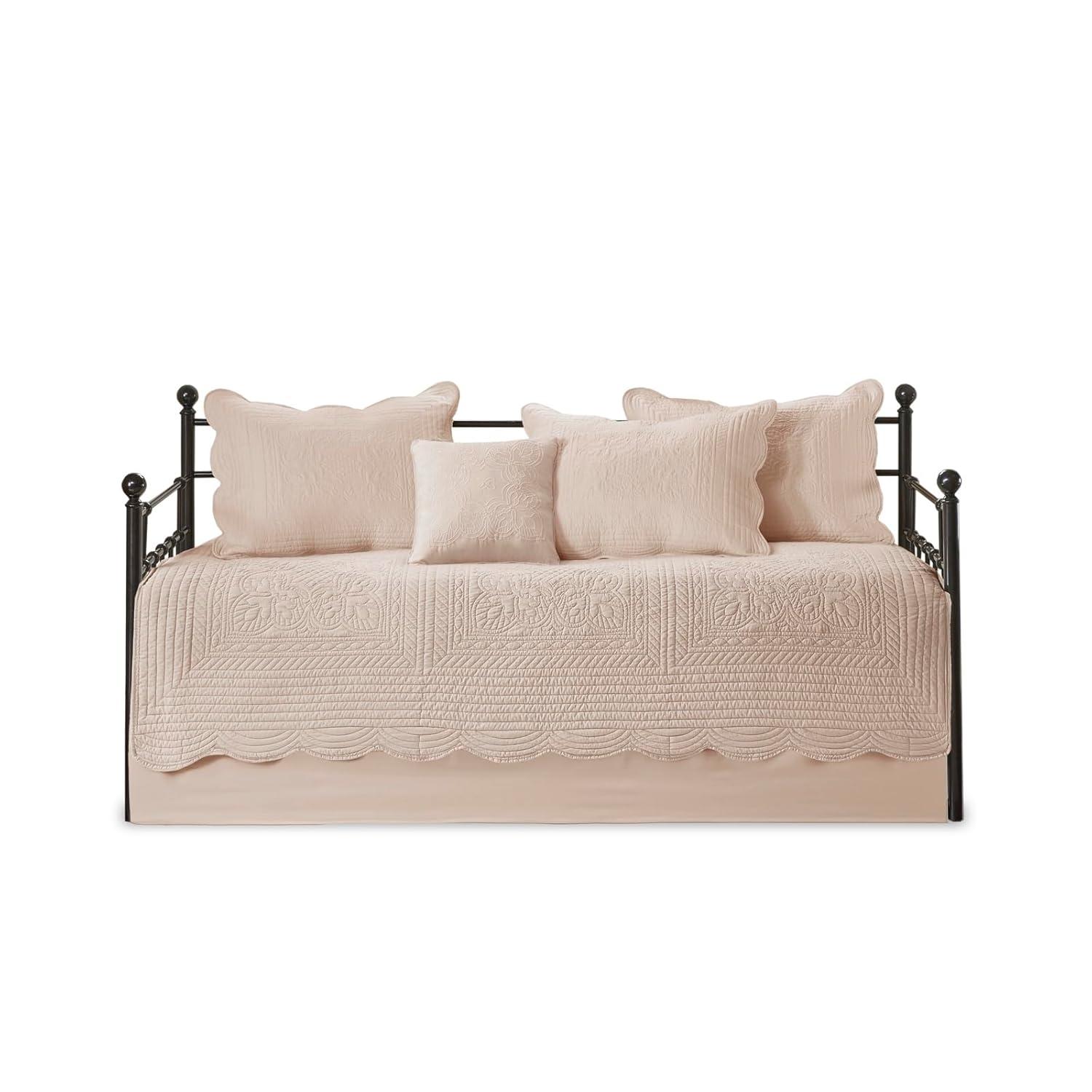 Madison Park Tuscany 6 Piece Reversible Scalloped Edge Daybed Cover Set