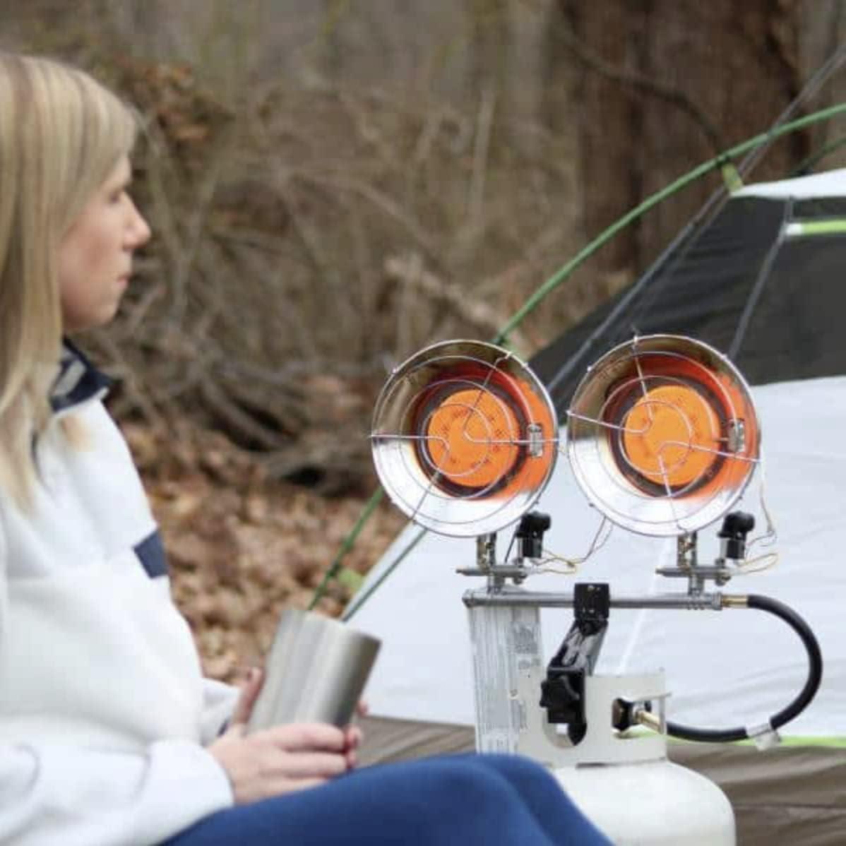 Sunrite Tank Top 30,000 BTU Metallic Propane Patio Heaters