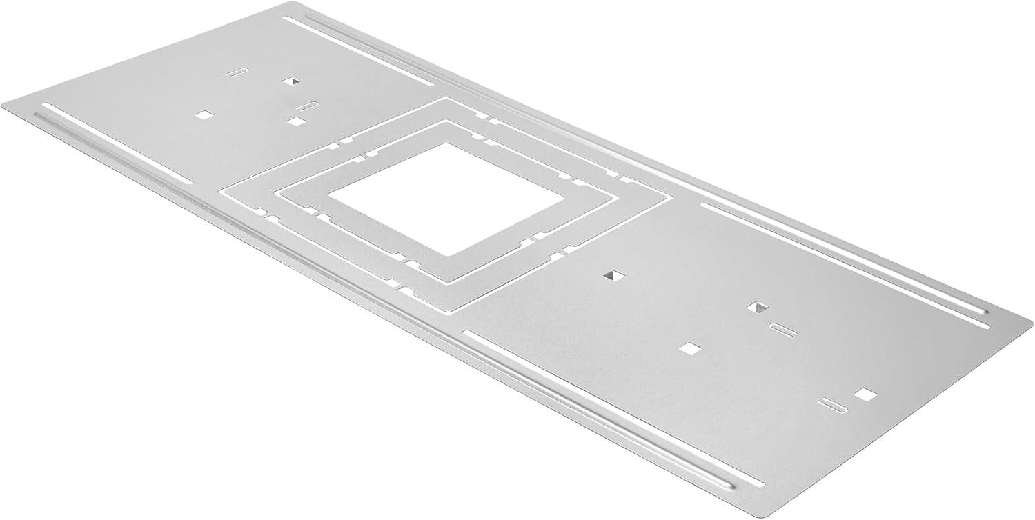 Silver Metal LED Ceiling Mount Rough-In Plate Pack