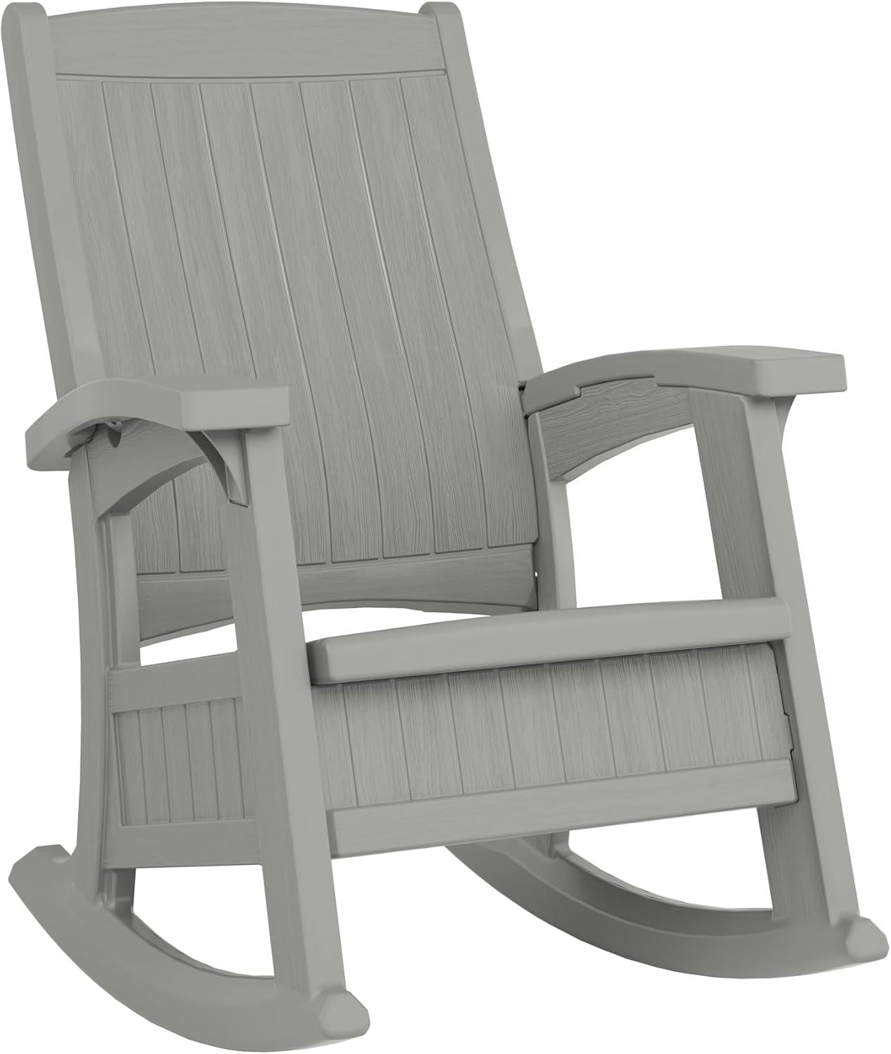 Suncast Suncast Outdoor Rocking Chair with Storage