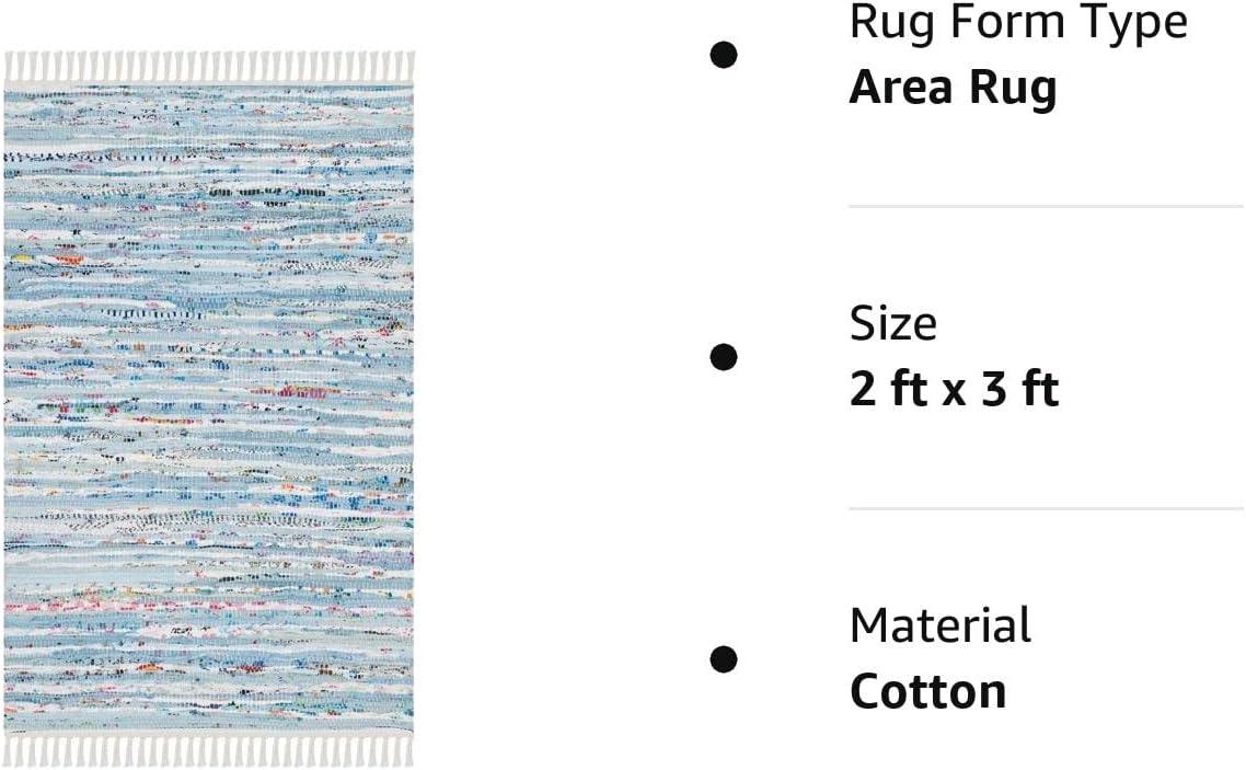 Rag Area Rug RAR125 Hand Woven Area Rug  - Safavieh