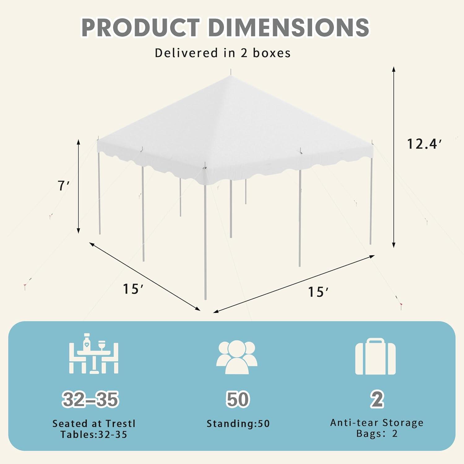 Party Tents Direct Galvanized Party Steel Tent