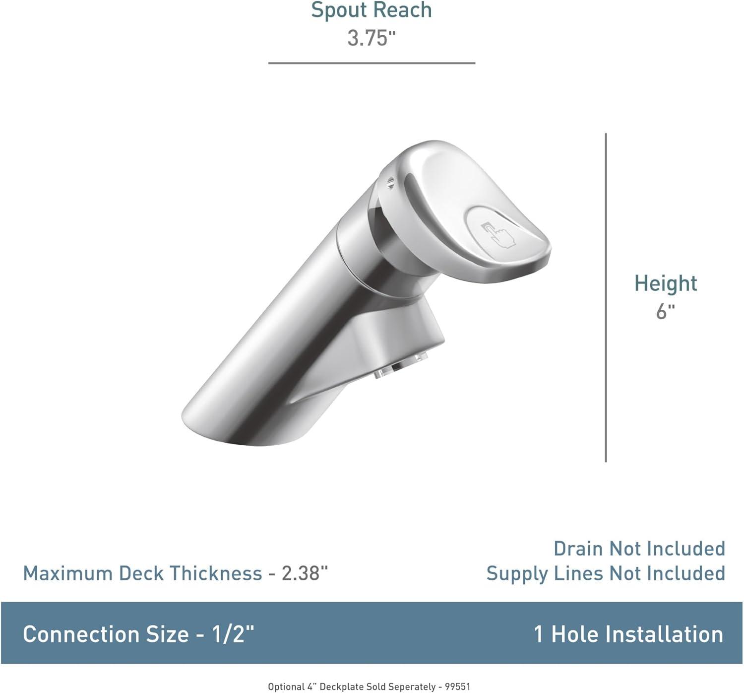 M-Press One Handle Centerset Metering Bathroom Single Hole Faucet