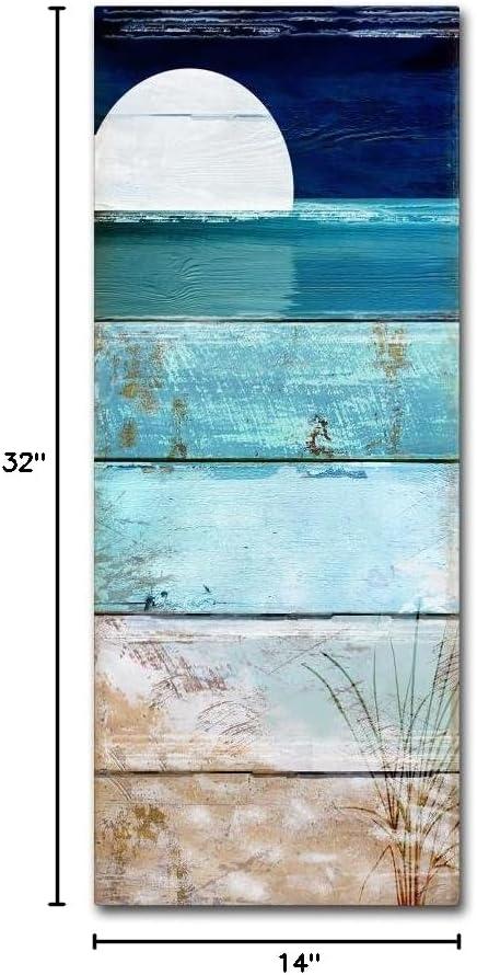 "Beach Moonrise I" Outdoor All-Weather Wall Decor