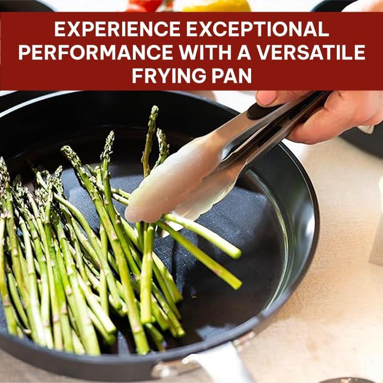 Alva Maestro Ceramic Nonstick Frying Pan Skillet Non Toxic Omelette Pan Kitchen Cookware PFAS, PFOA & PFTE Free, for Cooking Pan Set, Induction Safe, Add to Your Pots and Pans Set Cookware