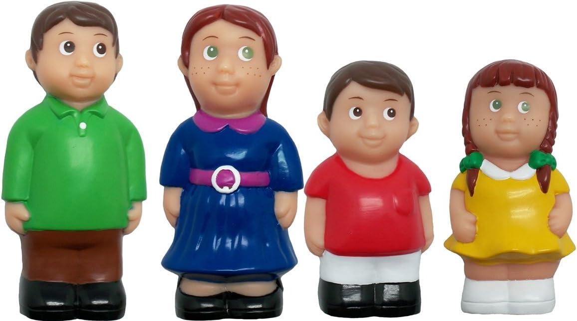 Get Ready Kids 5" Play Figures, Caucasian Family, Set of 4