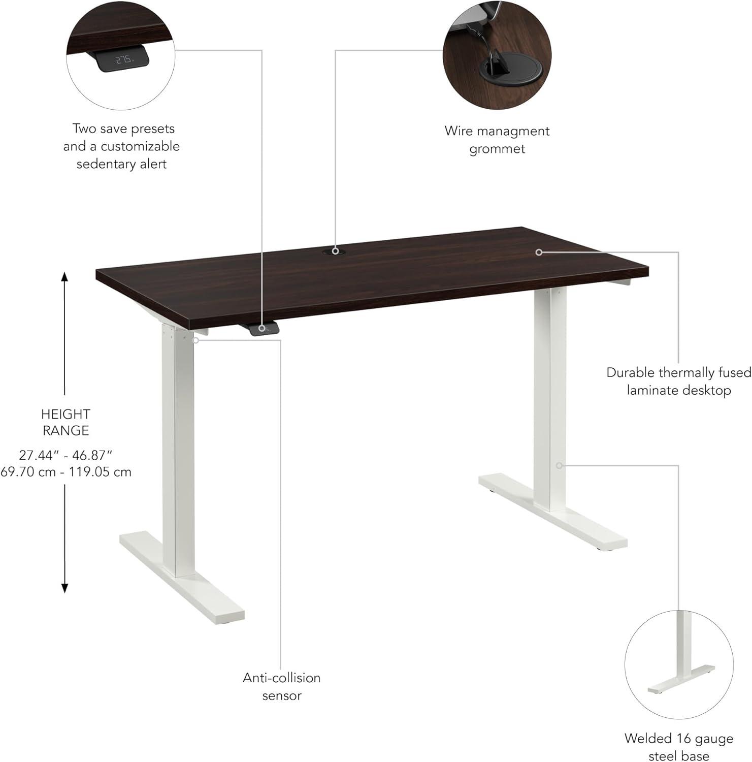 Bush Business Furniture Adjustable Metal Base Standing Desk