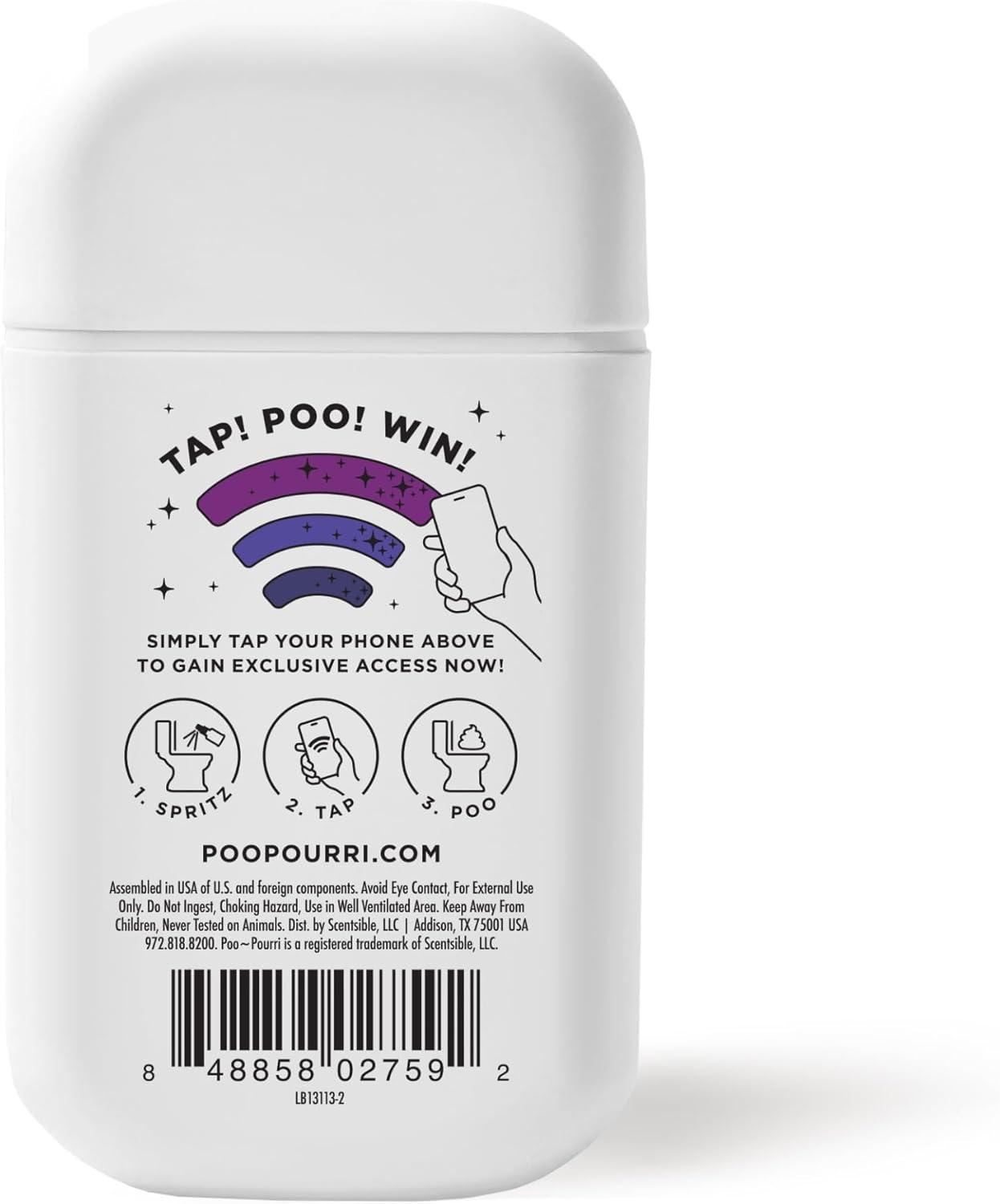 Poo-Pourri Before-You-Go Toilet Spray, Bloom In The Bathroom Set, 1 Fl Oz Pocket Travel Size - Citrus, Orchid, Vanilla and Jasmine