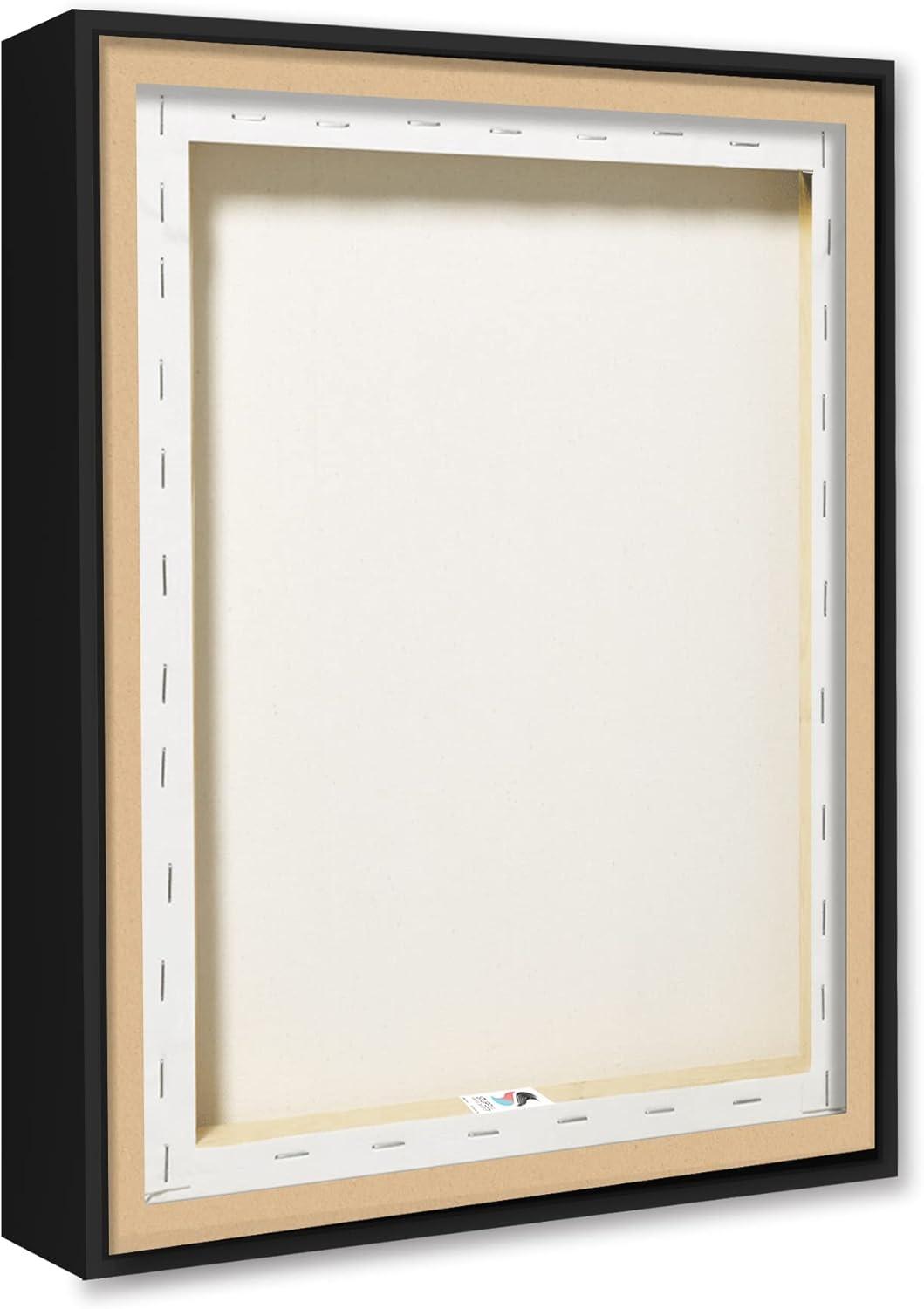 Stupell Industries Varied Herbal Botanical Arrangement Painting Luster Gray Floating Framed Canvas Print Wall Art, Design by Carol Robinson