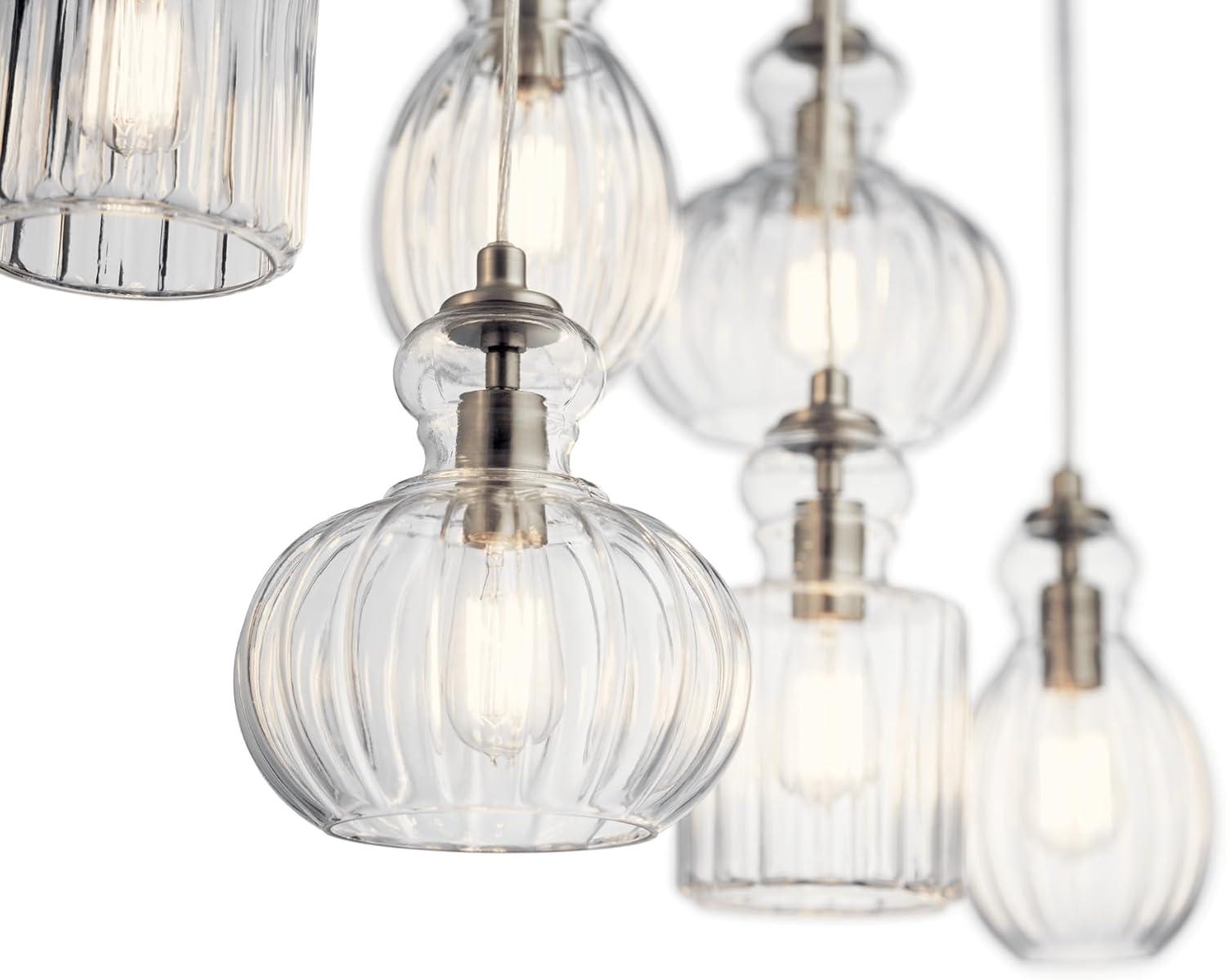 Kichler Lighting Riviera 6 - Light Island Pendant Light in  Brushed Nickel
