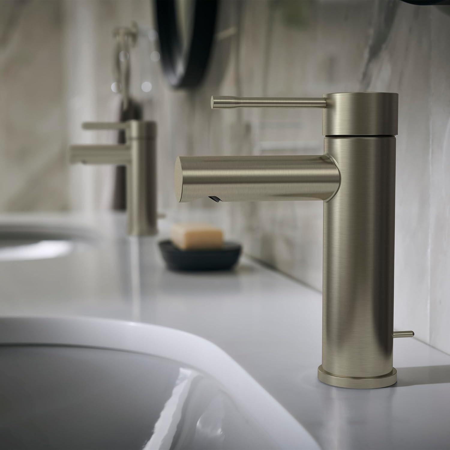 Grohe 32 216 A Essence 1.2 GPM Single Hole Bathroom Faucet - Nickel