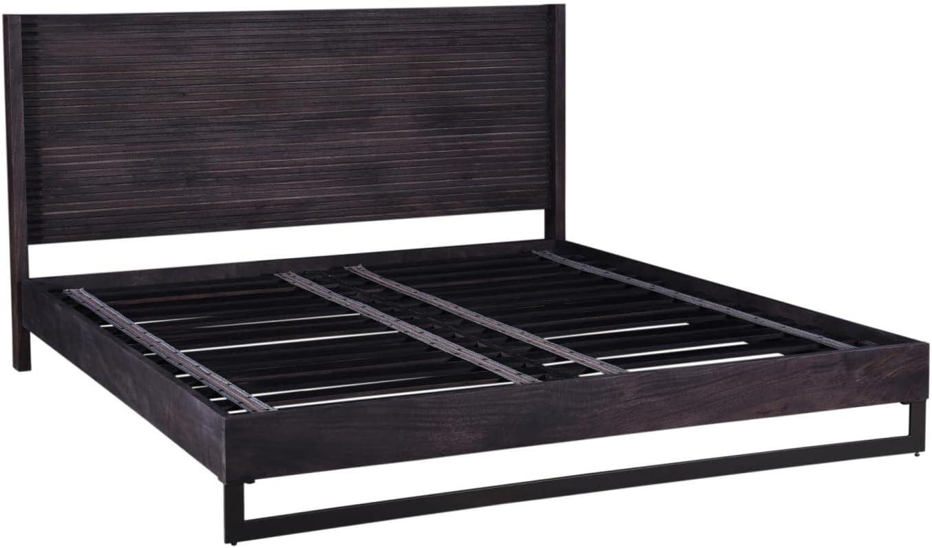 Nagle Cutout Mango Wood Bed