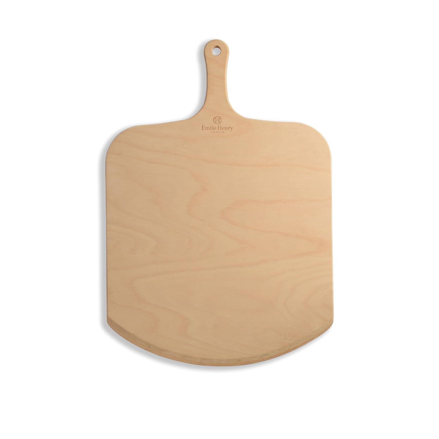 Emile Henry Italian Beechwood Pizza Peel, 18" x 13"