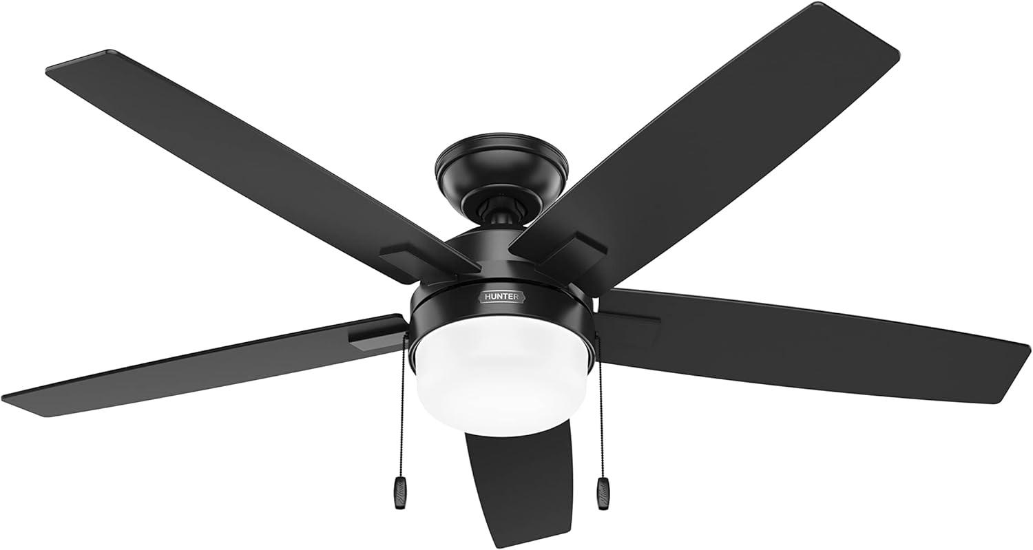 52" Anisten Ceiling Fan with LED Light Kit and Pull Chain - Hunter Fan