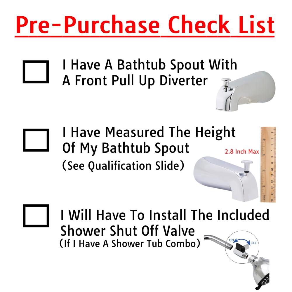 WONDURDOG Wondurdog Bathtub Spout & Garden Hose Attachment Dog Wash Kit