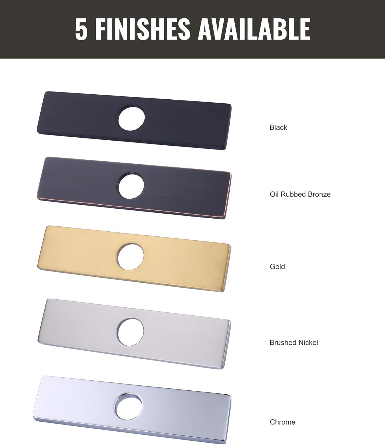 iVIGA 10" Sink Faucet Hole Cover Deck Plate