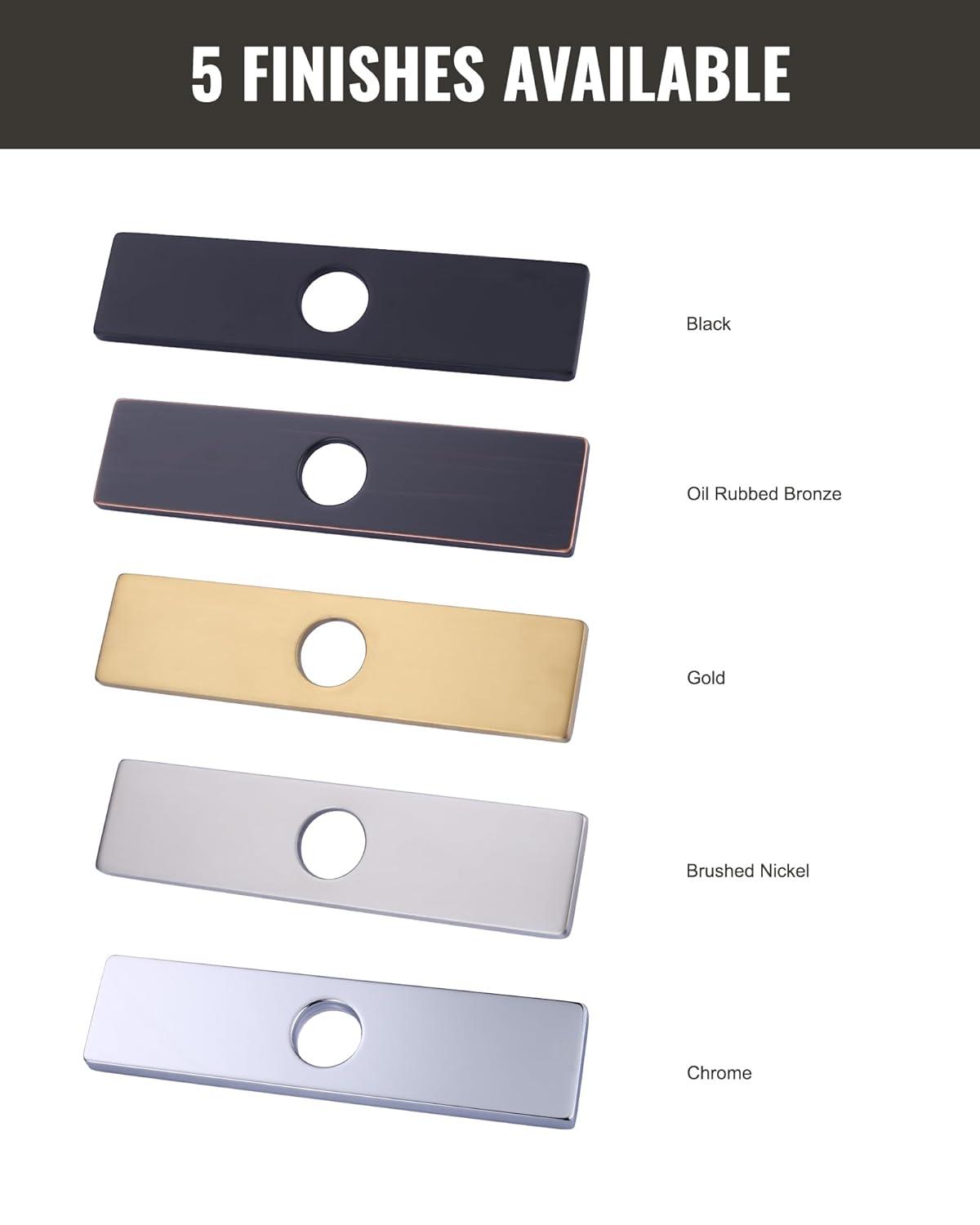 iVIGA 10" Sink Faucet Hole Cover Deck Plate