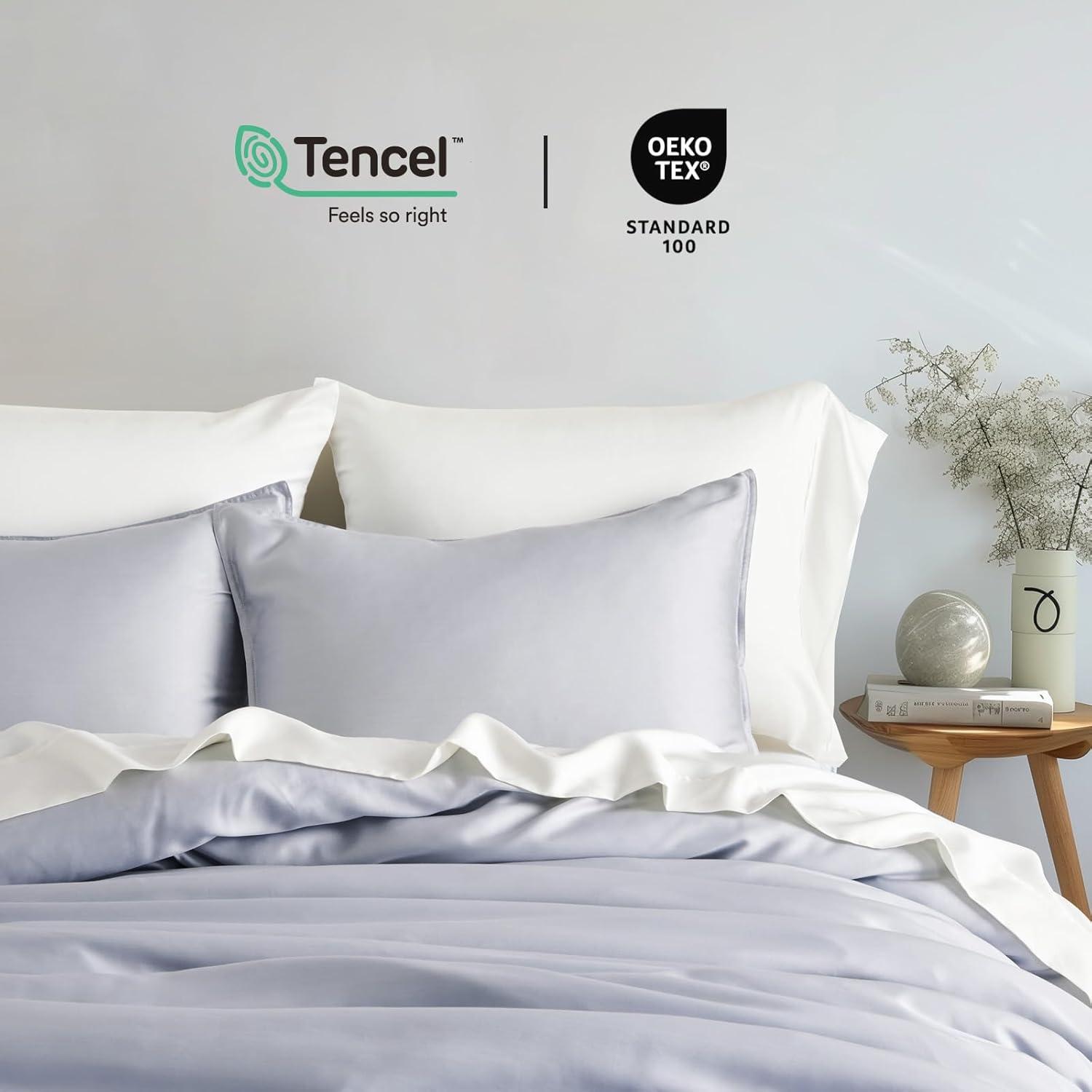 Tencel Lyocell Cooling Duvet Cover Set