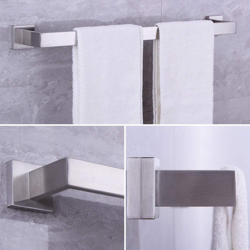 24'' Wall Mounted Towel Bar Towel Rack in Stainless Steel