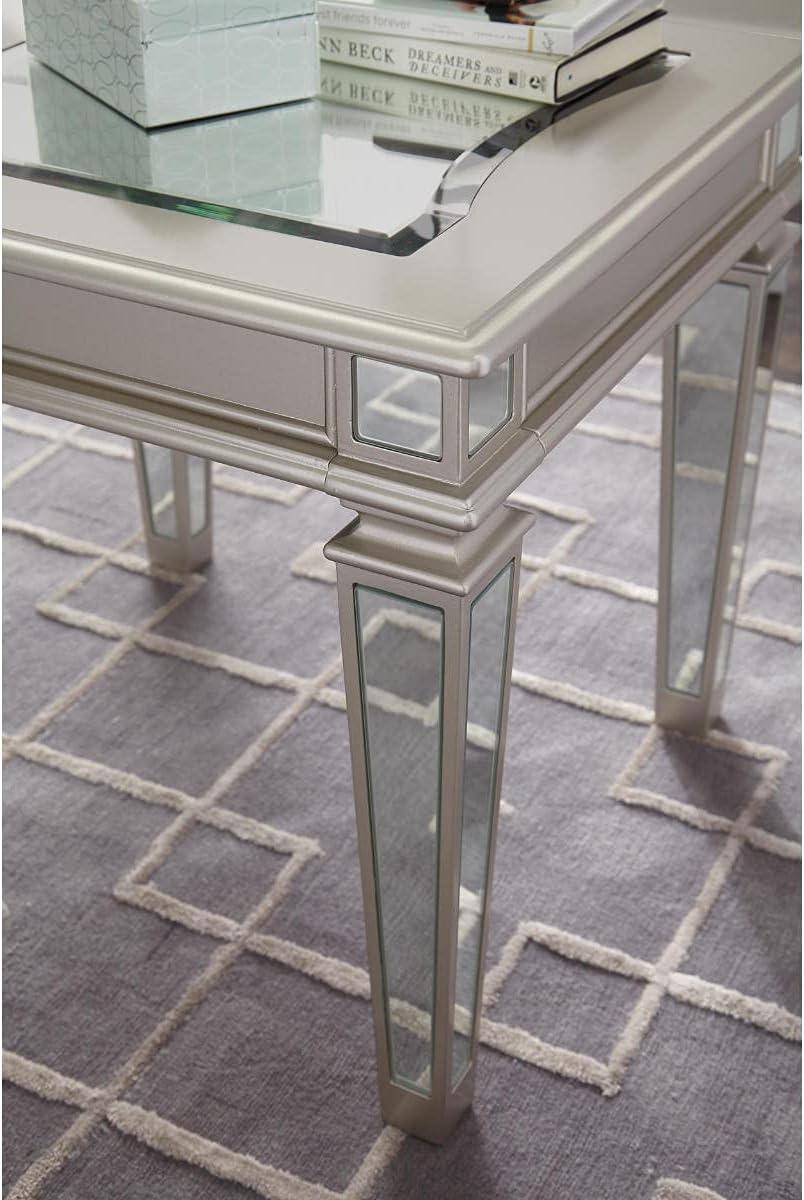 Tessani End Table Silver Finish - Signature Design by Ashley