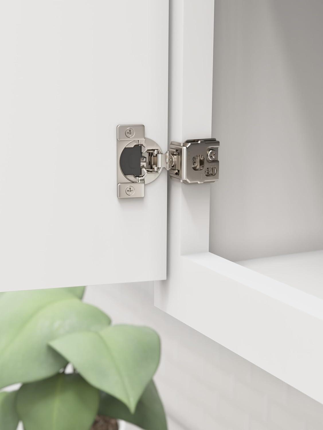 Amerock 1-1/4 inch (32mm) Overlay Face Frame Soft Close Concealed Cabinet Hinge - 1 Pair