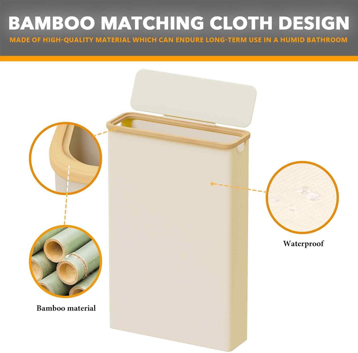 Extra Large Toilet Paper Storage With Lid, Holds Up To 24 Regular Rolls Or 18 Mega Rolls, Slim Basket Holder Bin Container For Bathroom Accessories Organizer