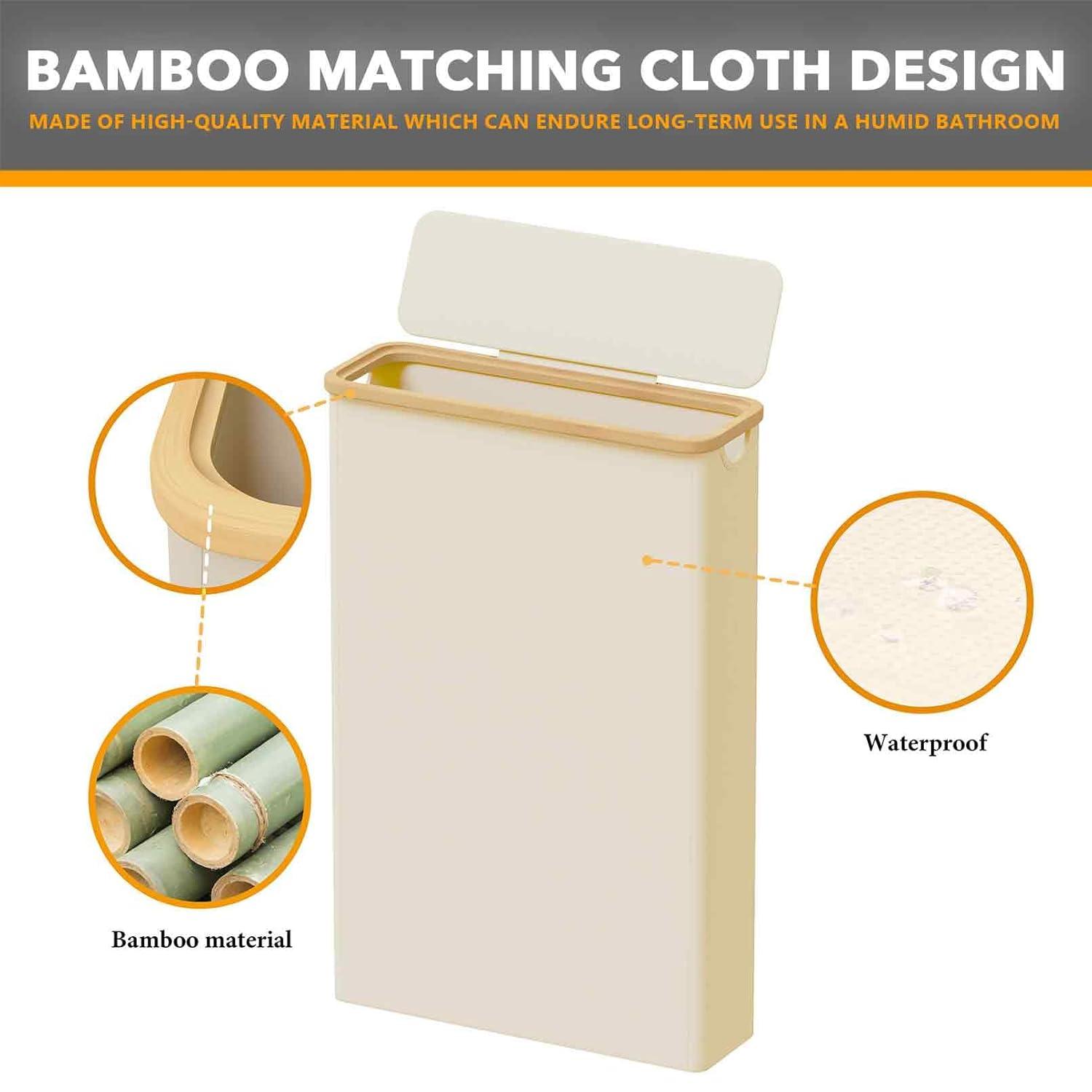 Extra Large Toilet Paper Storage With Lid, Holds Up To 24 Regular Rolls Or 18 Mega Rolls, Slim Basket Holder Bin Container For Bathroom Accessories Organizer