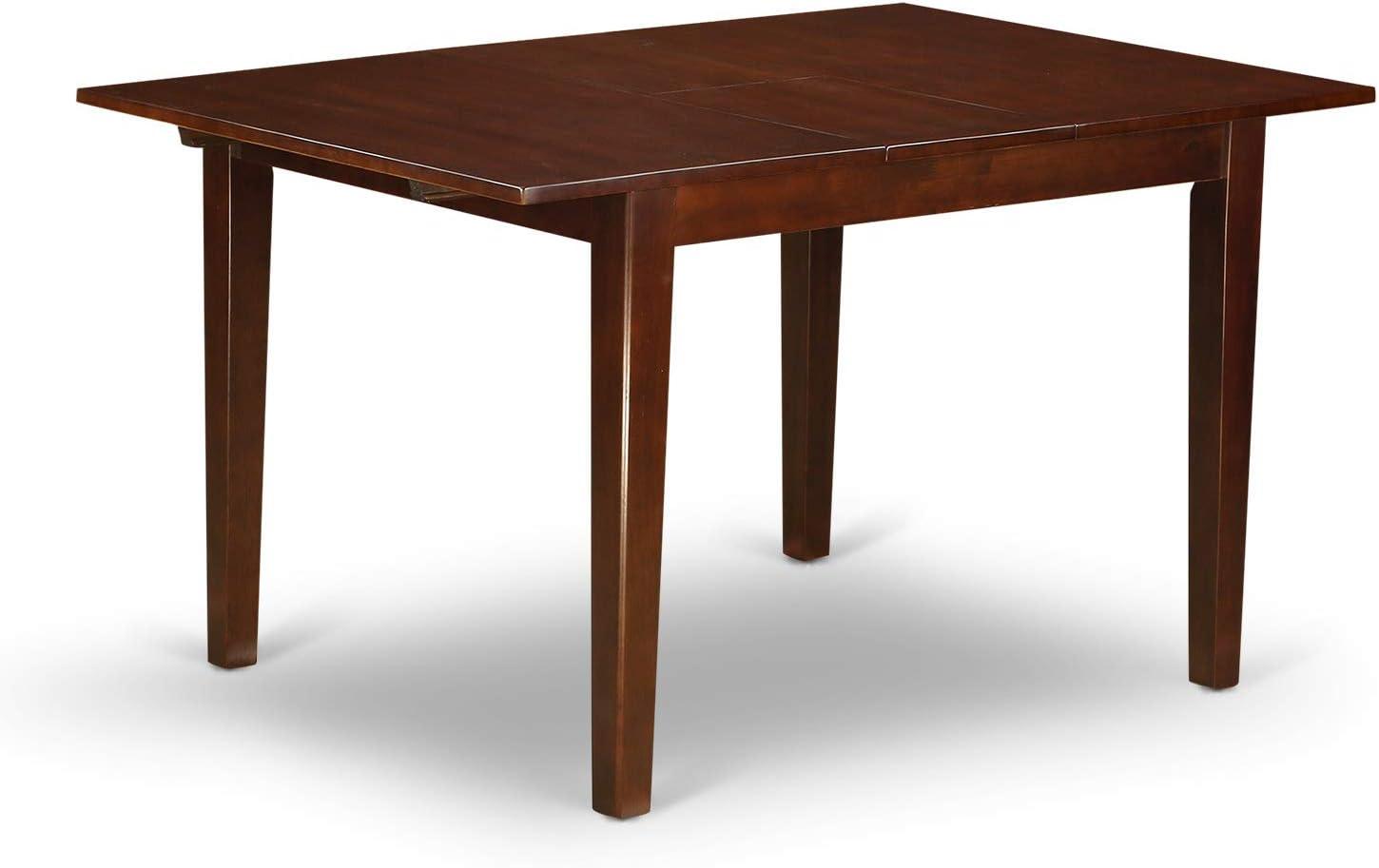 Mahogany Extendable Rectangular Wood Dining Table