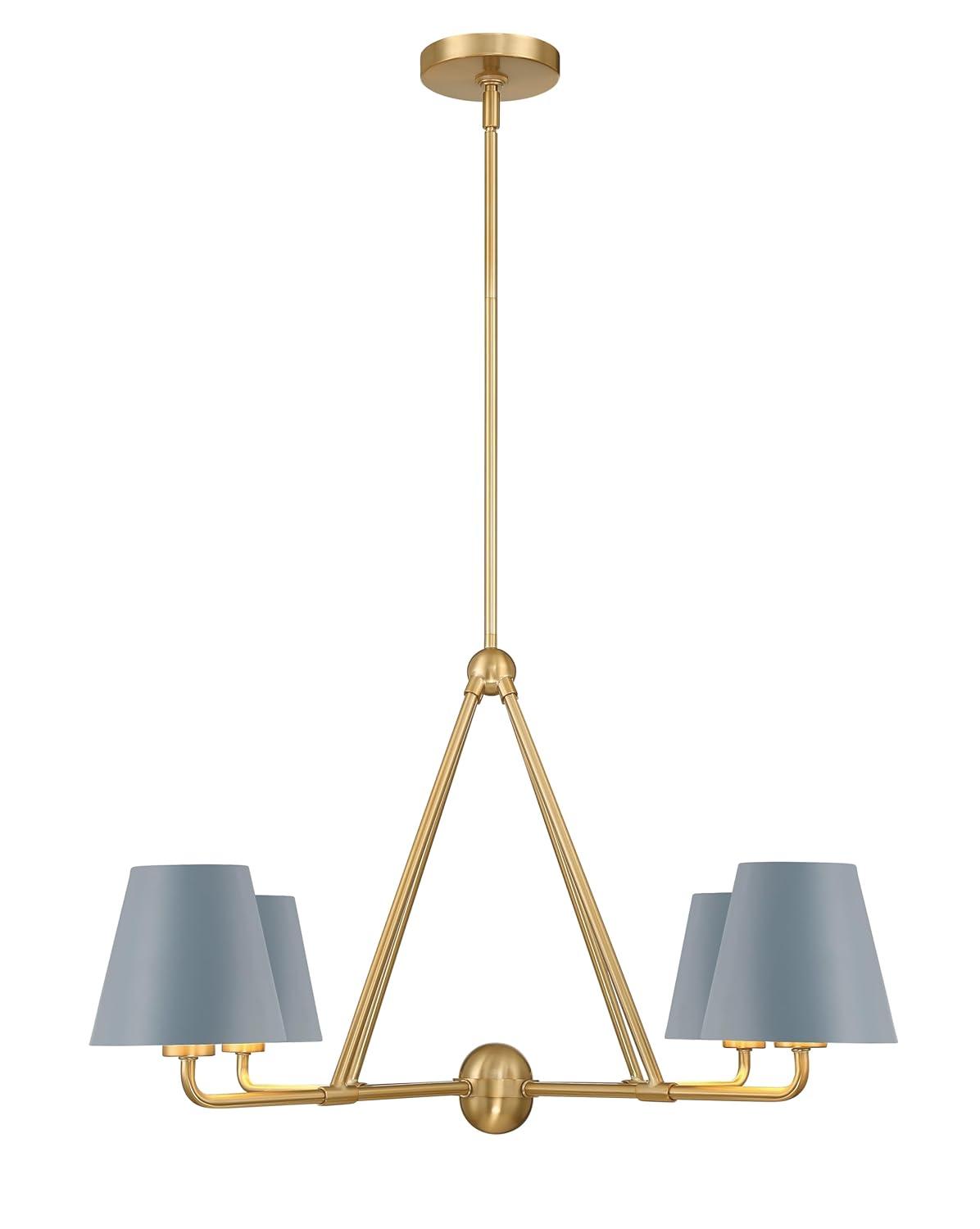 Crystorama Lighting - Xavier - 4 Light Chandelier In Traditional Style-17 Inches