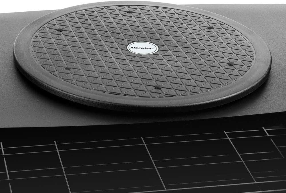 Aleratec 2-Tier Swivel TV Stand: Adjustable TV Riser for Flat Screens, Gaming Consoles and Monitors - Space-Saving Tabletop Stand for Home and Office (20.75in x 11in)