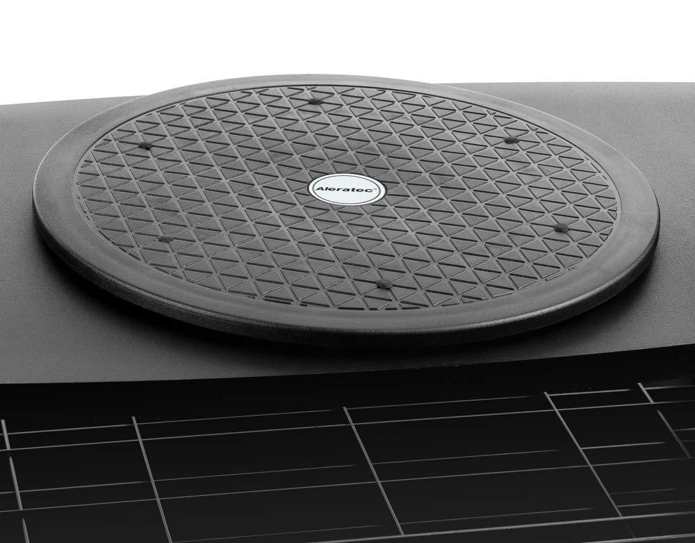 Aleratec 2-Tier Swivel TV Stand: Adjustable TV Riser for Flat Screens, Gaming Consoles and Monitors - Space-Saving Tabletop Stand for Home and Office (20.75in x 11in)