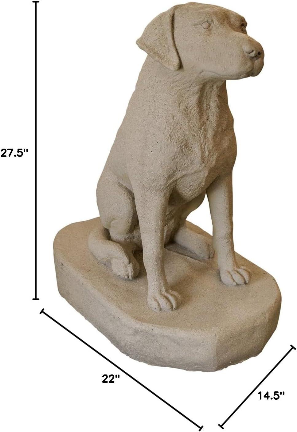Rosalind Wheeler Etta Dog Plastic Garden Statue