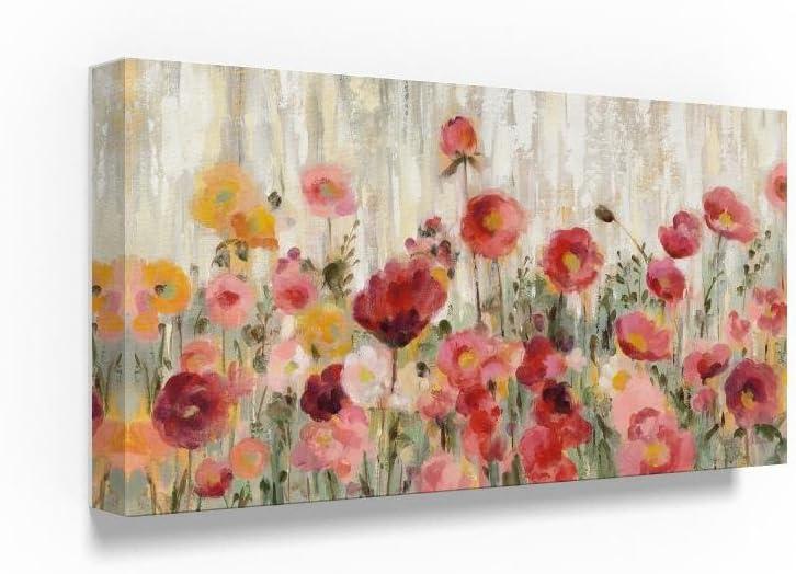 Trademark Fine Art -Silvia Vassileva 'Sprinkled Flowers' Canvas Art