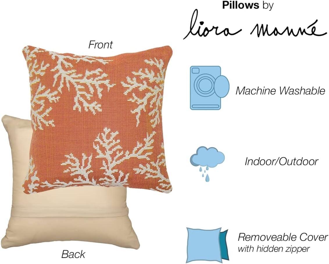 Liora Manne Marina No Decorative Addition Indoor/Outdoor Throw Pillow