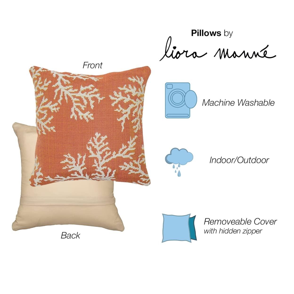 Liora Manne Marina No Decorative Addition Indoor/Outdoor Throw Pillow