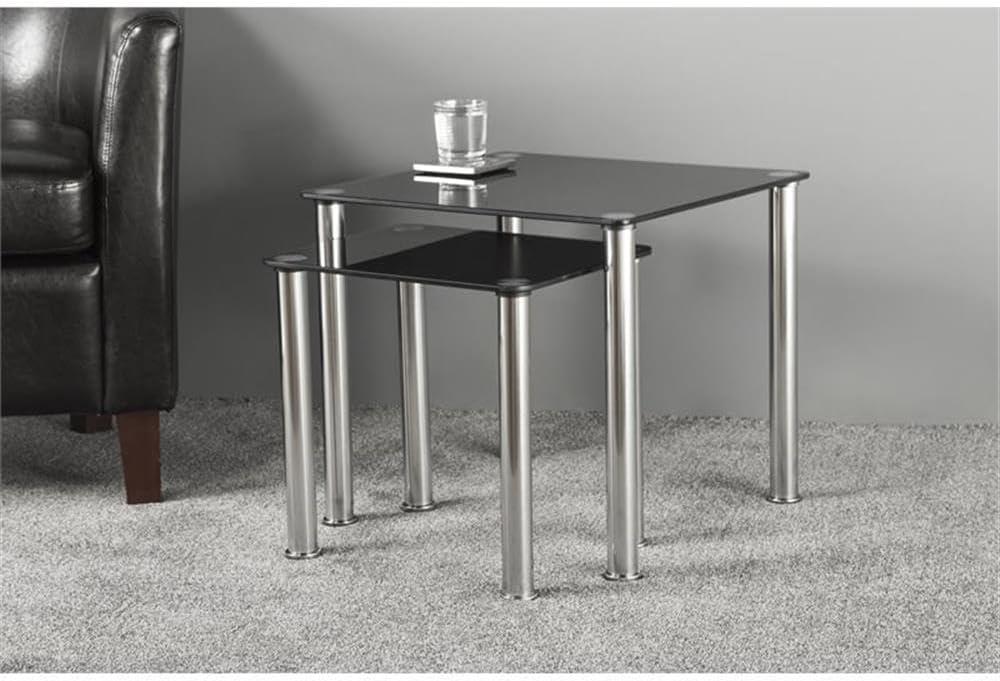 Everill Glass Top Nesting Tables