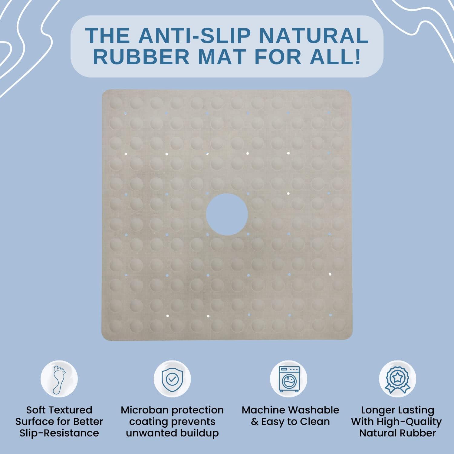 Symple Stuff Sandweiler Rubber Shower Mat