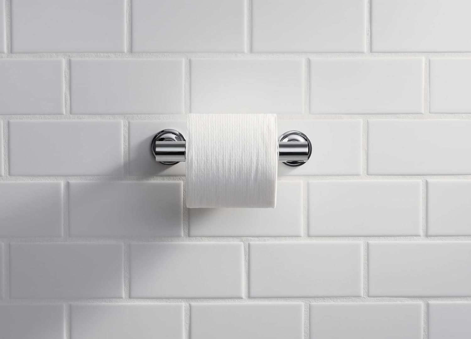 Purist® Pivoting Toilet Paper Holder, Wall-Mount Bathroom Toilet Paper Holder