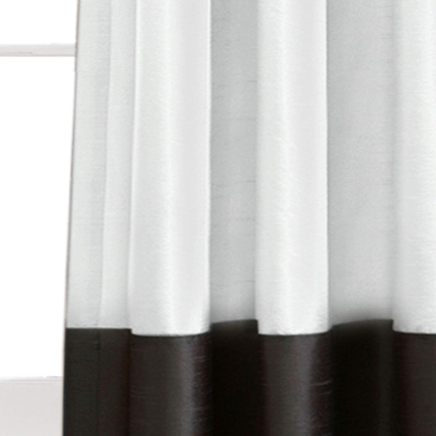 Polyester Semi Sheer Curtain Pair