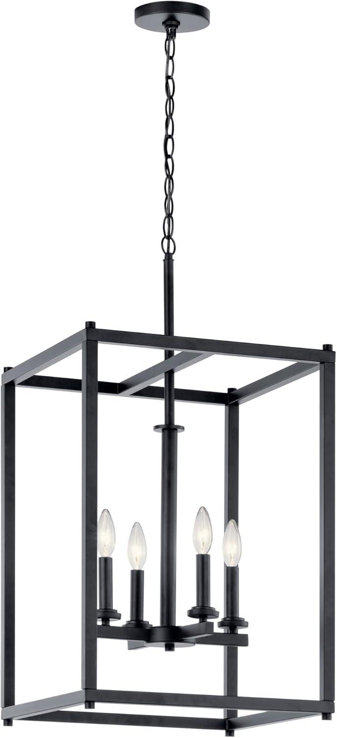 Kichler 43998 Crosby 4 Light 16" Wide Taper Candle Pendant - Black