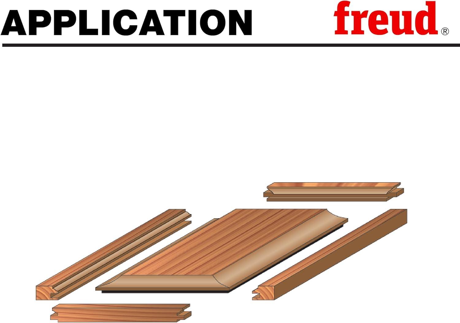 Freud 3-Piece Adjustable Cabinet Door Router Bit Set