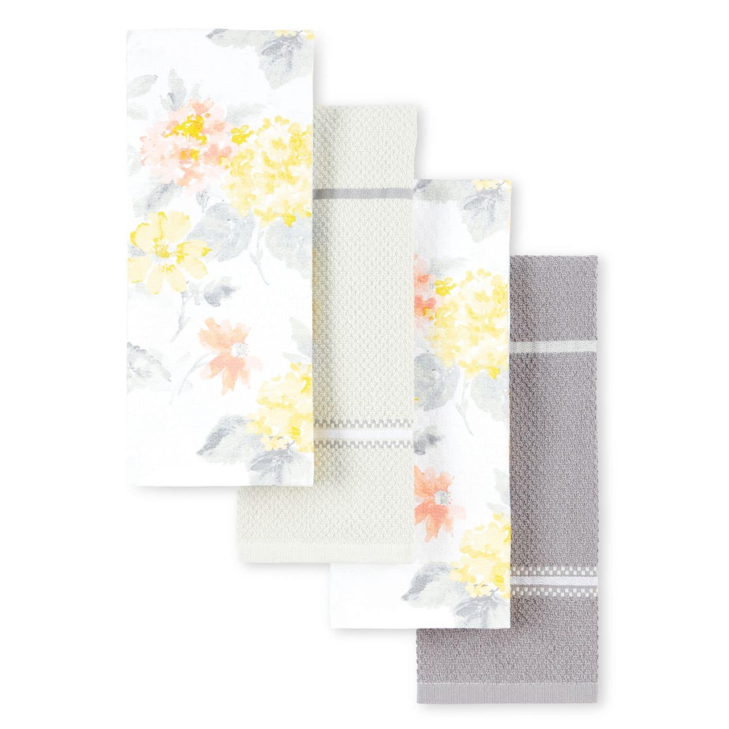 Martha Stewart Martha Stewart Amber Floral Kitchen Towel Set 4-Pack