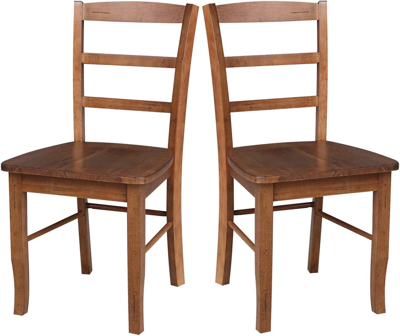 Set of 2 Madrid Ladderback Chairs - International Concepts