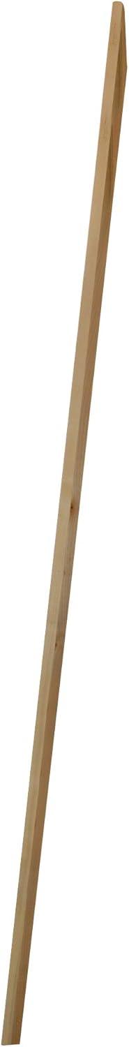 Natural Solid American Maple Decorative Ladder with Wheels