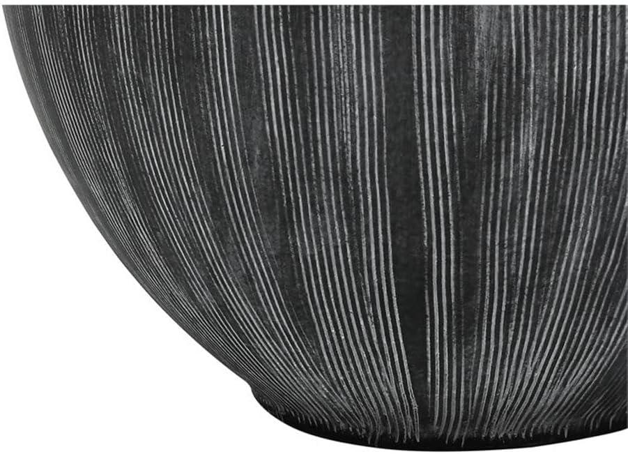 Monarch Specialties Lighting 23inchH Table Lamp Black Ceramic Black Shade Contemporary