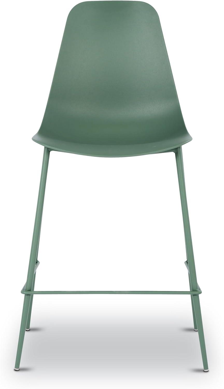 Poly and Bark Poly & Bark Isla Counter Stool (Set of 3) - 25" Seat Height Pistachio Green