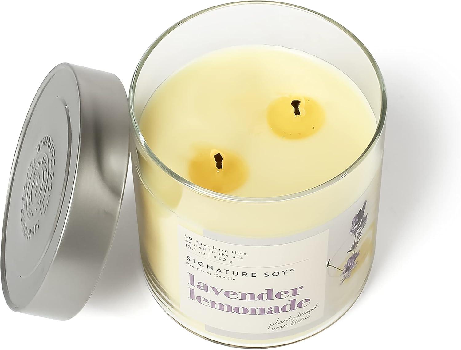 Signature Soy Signature Soy Lidded Lavender Lemonade Scented Candle