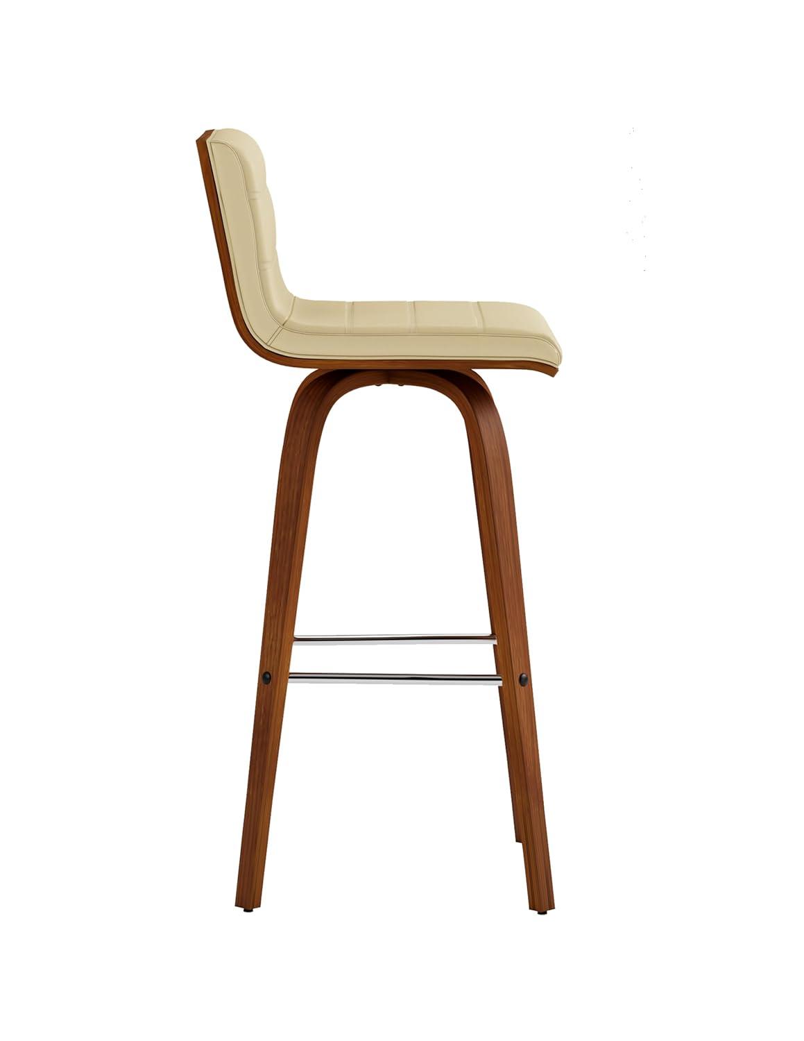 Biance Solid Wood Swivel Bar & Counter Stool
